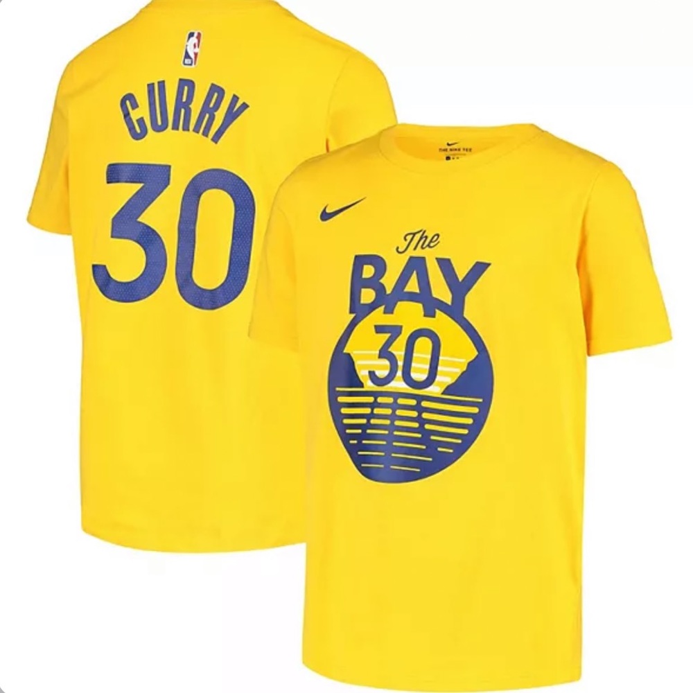 Nike NBA GSW Stephen Curry Dri-Fit Yellow Large